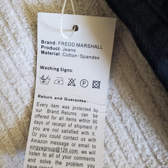 Fredd Marshall Kids's Distresed Black Jeans - Picture 9 of 13